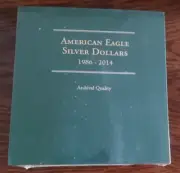 LITTLETON Coin Collector's Album Archival Quality American Eagle Dollar '86-2014