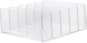 Operitacx Book Storage Rack Desk Mail Organizer Slot Letter Sorter Desktop Document Organizer Book Record Holder Books for Decor Tabletop Bookshelf Simple Bookend Acrylic Office Frame