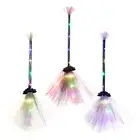 Halloween Witch Broom Witch LED Broom Makeup Party Glowing Mount Broom