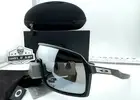OAKLEY SUTRO MATTE CARBON SILVER AFTERMARKET GALAXY POLARIZED SUNGLASSES OO9406