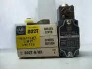New Allen Bradley 802T-H-W1 Oiltight Limit Switch 802T-H W/ Lever Arm Ser. 1 NIB