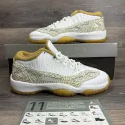 Air Jordan 11 Retro Low GS 306006-173 Youth White/Gold Sneaker Shoes US Size 5.5