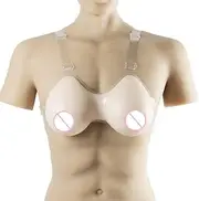 [LIZONGY] Waterdrop Silicone Breast Forms False Boobs for Crossdresser Transgender Mastectomy Male Female, One Pair