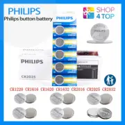 5 Pcs PHILIPS CR1220 CR1616 CR1620 CR1632 CR2016 CR2025 CR2032 Button Battery AU