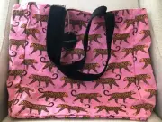 NWT Cynthia Rowley Pink Cheetah Reusable Tote