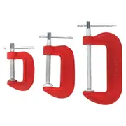 3PCS Handy Hardware® G - Clamp Set Industrial Strength Swivel Pad Design Set