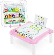 2 in 1 Montessori Toys for Toddlers, Magnetic Color and Number Maze & Magnetic Drawing Puzzle Board, Montessori Toys for 3 4 5 Year Old Learning Toys for Toddlers 2 Uses Fine Motor Skills
