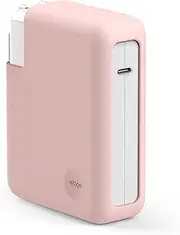 elago MacBook Charger Cover Compatible with MacBook 140W USB-C Power Adapter, MacBook Pro 16" M4 [A3403] / [A3186] - 2024, M3 [A2991] / M2 [A2780] - 2023, M1 [A2485] - 2021 (Lovely Pink)