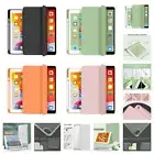 Smart Silicon iPad Case Cover&Pen Holder For Apple iPad Air4 9/8th 7th 6th Mini