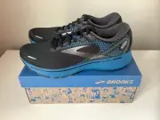 NEW Brooks Ghost 14 Men’s Running Shoes - Black/Blue - Sz 10