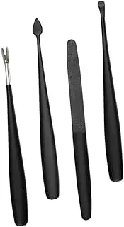 CRILSTYLEO 1 Set Nail Tool Stainless Steel Manicure Kit with Cuticle Trimmer and Removers Professional Tools for Home and Salon Nail Care