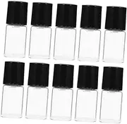 OFFIGAM 25Pcs Refillable Roll Bottles Clear Glass Vials for Essential Oils Perfume Aromatherapy Durable Leak Design for Travel and Daily Use