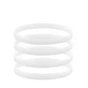 4 Pack Rubber Gaskets Seal White O-Ring for Ninja Blender for Ninja Auto-Iq Pro