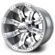MODZ 10" Tempest Gunmetal 10x7- Golf Cart Wheel