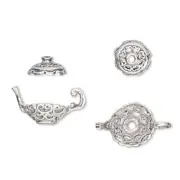 Sterling silver teapot Bead capfits