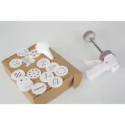 Cookie Press Cookie Press Gun Kit Biscuit Maker w/ 13 Cookie Discs 6 Icing guBcQ