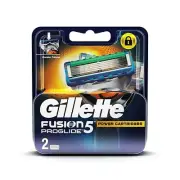 Gillette Fusion Proglide Flex Ball Manual Shaving Razor Blades 2 Cartridges_