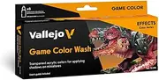 Vallejo Game Color Set 72190 Game Color Wash (8x18ml)