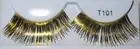 Eyelashes GOLD Natural Long Thick Makeup Cross False Eye Lashes AU Stock nice!