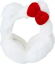 Sanrio 381403 Hello Kitty Earmuffs, Red, Foldable, Cold Protection,