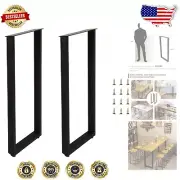 40" Metal Table Legs - Set of 2 Heavy Duty Bar Height Support for Custom Builds