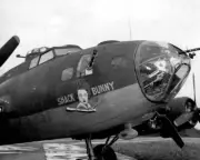 B-17 Flying Fortress “Shack Bunny” Bomber Nose Art WWII WW2 8x10 Photo 111b