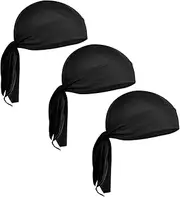[FUIPVGI] Pack of 3 Sports Bandana Cap, Headscarf Men Women, Multifunctional Summer Sports Headscarf, Breathable Absorbs Sweat Bandana for Running, Riding