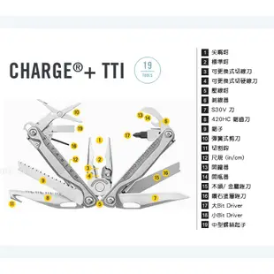 【LEATHERMAN】Charge Plus TTI 工具鉗 附Bit組 (832528)