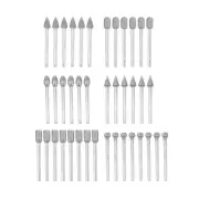 1X(40 Pieces Diamond Burr Bits Stone Carving Set for Rotary Tool with 1/83678
