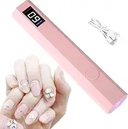 UV Lamp for Gel Nails | Rechargeable UV LED Dryer Gel LED Lamp - USB Charging Manicure Curing Device for Home Shops Beauty Salon