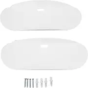 Security Camera Floating Wall Shelves, Arc Shaped Design, Maximize Wall Space Utilization, Waterproofing, Acrylic Multifunctional Shelf, Ideal for Living Room, Bathroom, Kitchen