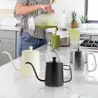 Pour Over Kettle 350ml Gooseneck Spout Coffee Tea Pot with Handle eoa