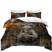 Fine History Art Unseelie Court Famine Spider Fairy Quilt Cover