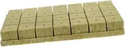 FONDOTIN Hydroponic Grow Plant Sites 28 Pcs Seedling Blocks for Hydroponics Plant Starter Cubes Wool Net Cups
