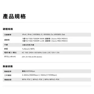 Tenda AC21 六天線 全GIGA 高功率穿牆 WiFi分享器 無線路由器 無線分享器 MOD埠【台灣公司貨】