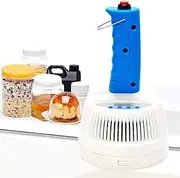 Handheld Electromagnetic Induction Sealer, Portable Heat Induction Sealing Machine with Adjustable Power Time, Bottle Aluminum Foil Cap Sealer for Diameter 20mm-130mm Plastic Glass Bottles