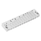 Harmonica Comb Part 12Hole Chromatic Scale Comb Frosted Silver Lightweight F ZZ1
