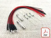 Onkyo TX-2000 Receiver LED lamps bulb lights upgrade kit INSTRUCTIONS