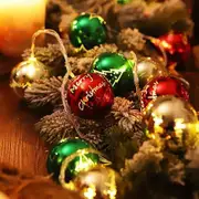 3M Christmas Decorative Light For Christmas Attractive PVC Electroplating Ball Christmas Light String for Home And Gardening Decor