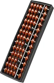 Operitacx 13 Row Plastic Abacus for Toddlers Early Education Math Toy 5 Beads Promotes Logical Thinking Arithmetic Skills Boys and Girls Math Learning Tool