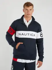 European Size Big & Tall Cairn ¼ Zip Sweater