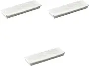 Set of 3, Konobiki Comb Highground Protruding Dish, 10.5 x 3.4 x 1.2 inches (26.7 x 8.7 x 3 cm) | Setomonohonpo