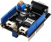Seeed Studio CAN-Bus Shield V2, Arduino Shield with CAN-BUS Controller and Transceiver, Includes TF Card, Headers, Compatible with Arduino UNO, Mega, Leonardo, LinkIt One