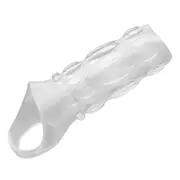 Size Matters Clear Sensations Enhancer Sex Sleeve Penis Sheath & Extender