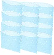 HOMOBABE Heart Design 100pcs Pp Material Moving Mailing Storage Envelopes 10x10cm