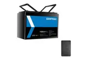 Gentrax 12V 100Ah Lithium Battery + VoltX 10000mAh Power Bank