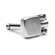 Squareplug SP600 Right Angle TS/Mono Pancake Plug, Nickel