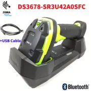 Zebra DS3678-SR Ultra-Rugged Cordless Bluetooth 2D/1D Barcode Scanner w/Cradle