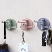 Rotatable Seamless Adhesive Hook - 3 Claw hooks
