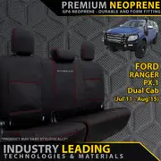 Ford Ranger PX I - GP6 Premium Neoprene Rear Row Seat Covers (Made to Order)